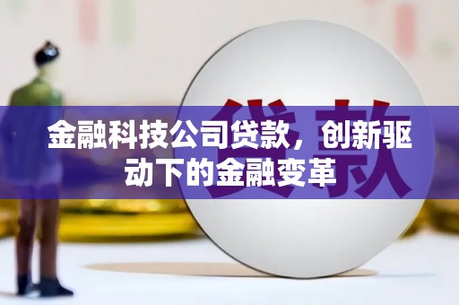 海拉尔金融科技公司贷款，创新驱动下的金融变革