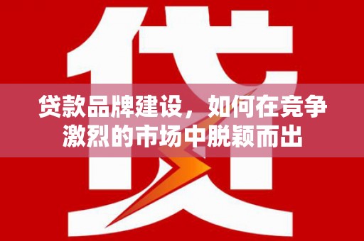 海拉尔贷款品牌建设，如何在竞争激烈的市场中脱颖而出