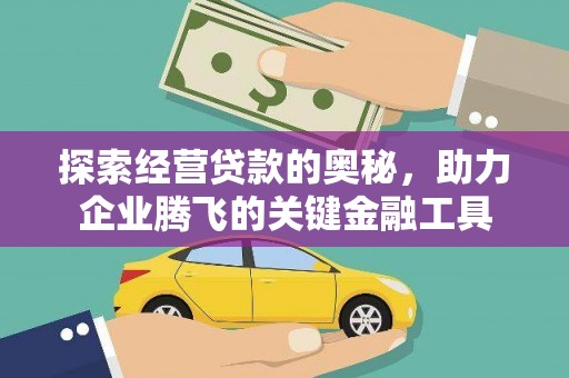 海拉尔探索经营贷款的奥秘，助力企业腾飞的关键金融工具
