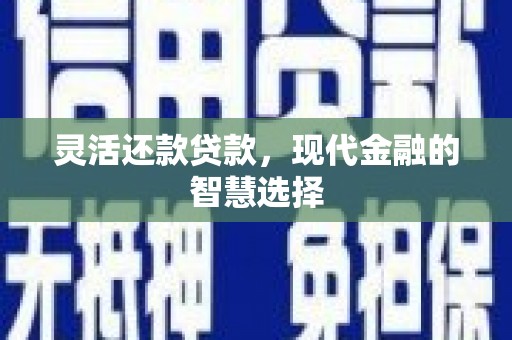 海拉尔灵活还款贷款，现代金融的智慧选择