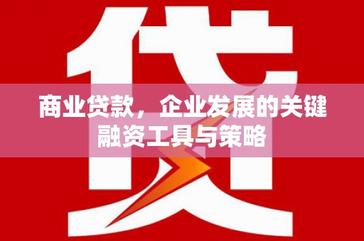 海拉尔商业贷款，企业发展的关键融资工具与策略
