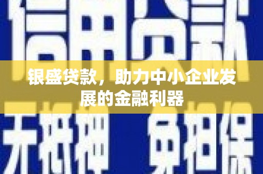 海拉尔银盛贷款，助力中小企业发展的金融利器
