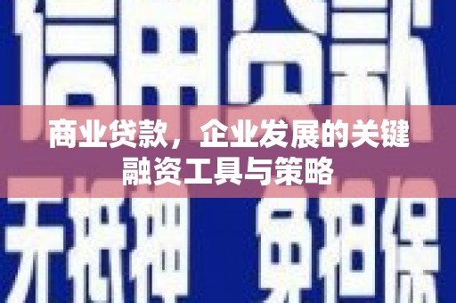 海拉尔商业贷款，企业发展的关键融资工具与策略