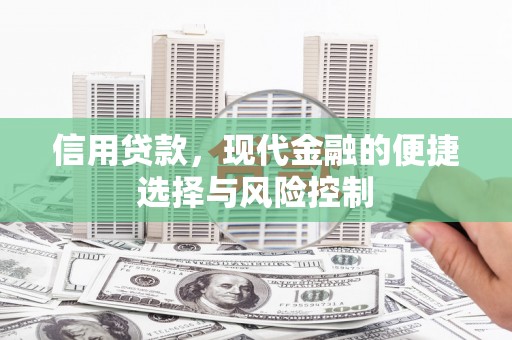 海拉尔信用贷款，现代金融的便捷选择与风险控制