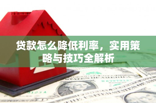 海拉尔贷款怎么降低利率，实用策略与技巧全解析
